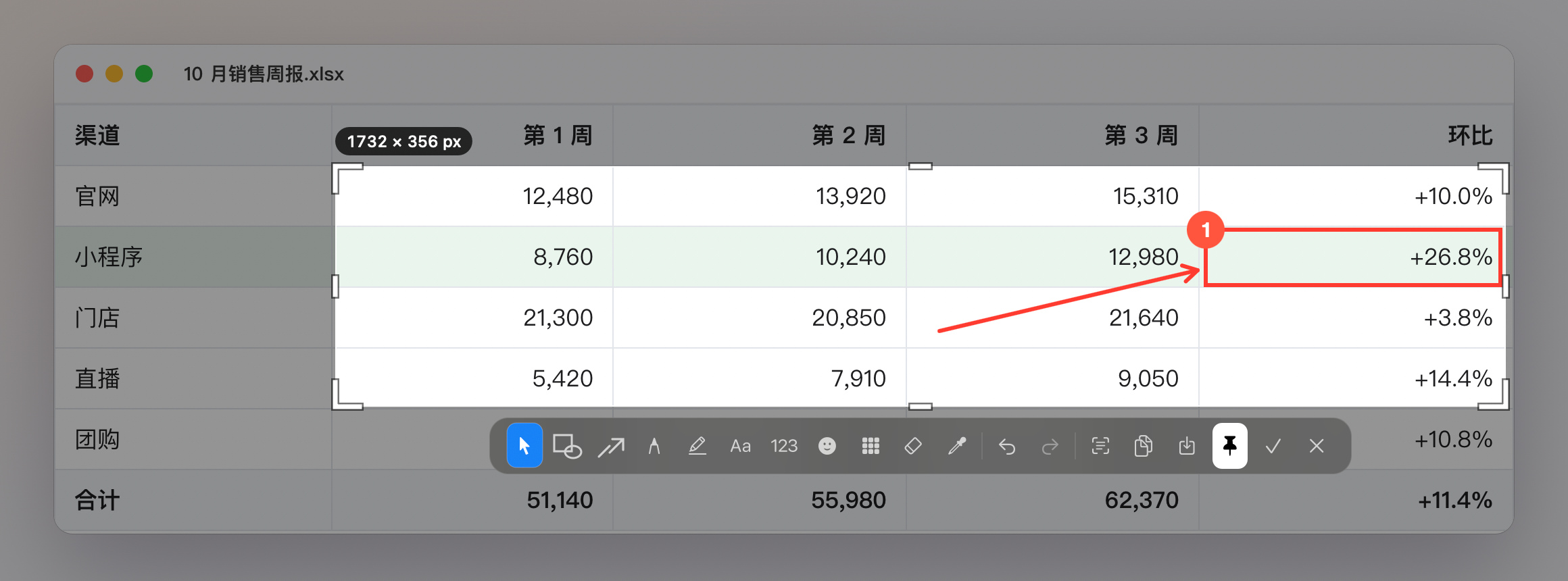 标注:方框、箭头、序号,标完就能用
